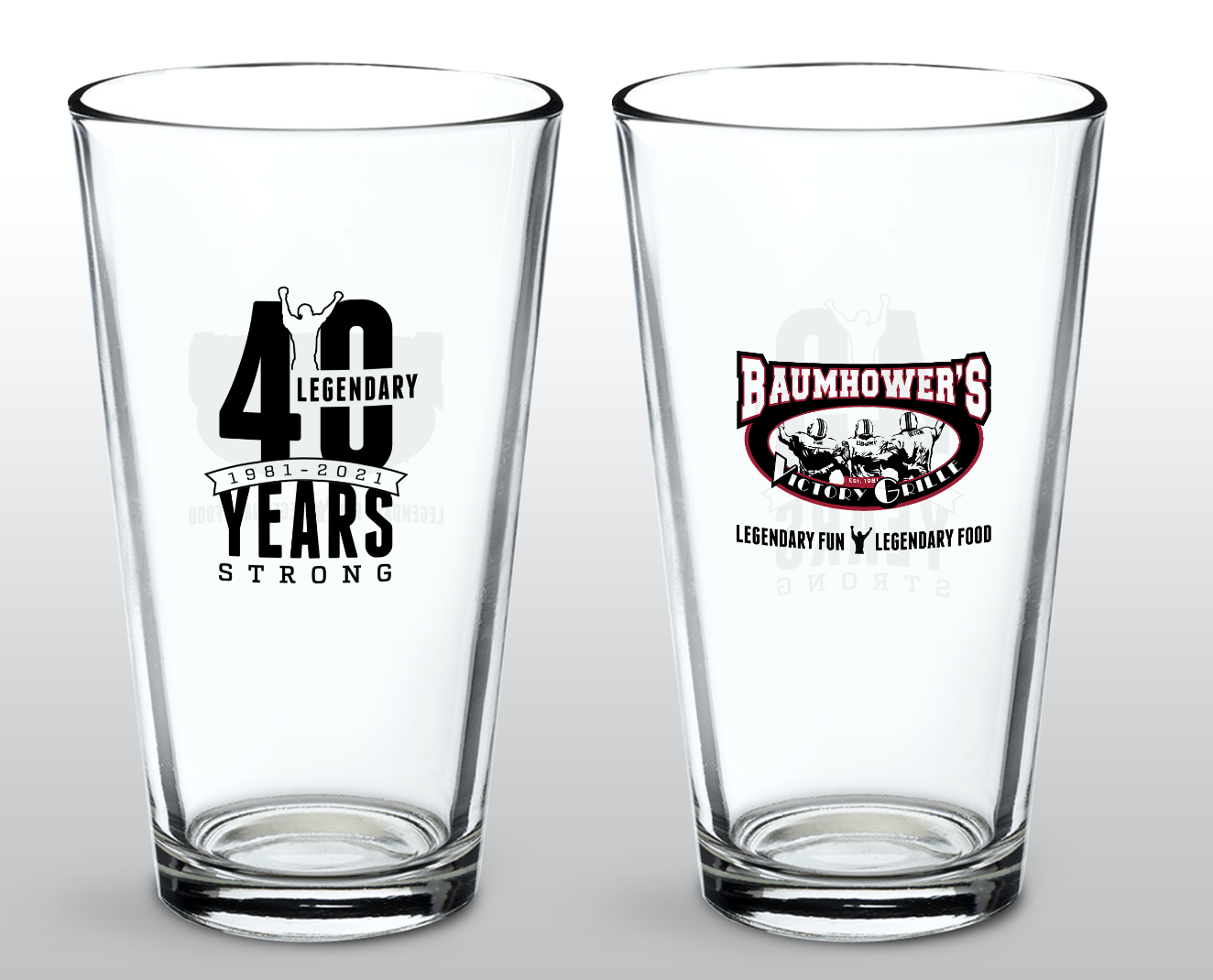 40th Anniversary Pint Glass