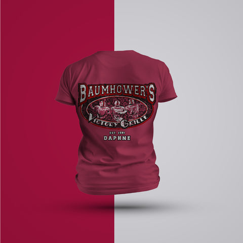 Baumhower's Victory Grille Scratchy Logo T-Shirt