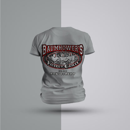 Baumhower's Victory Grille Scratchy Logo T-Shirt
