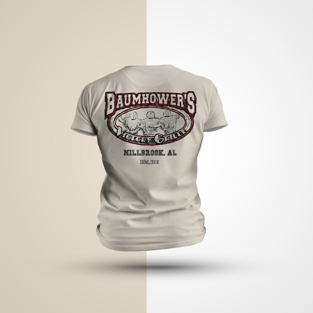 Baumhower's Victory Grille Scratchy Logo T-Shirt - Millbrook